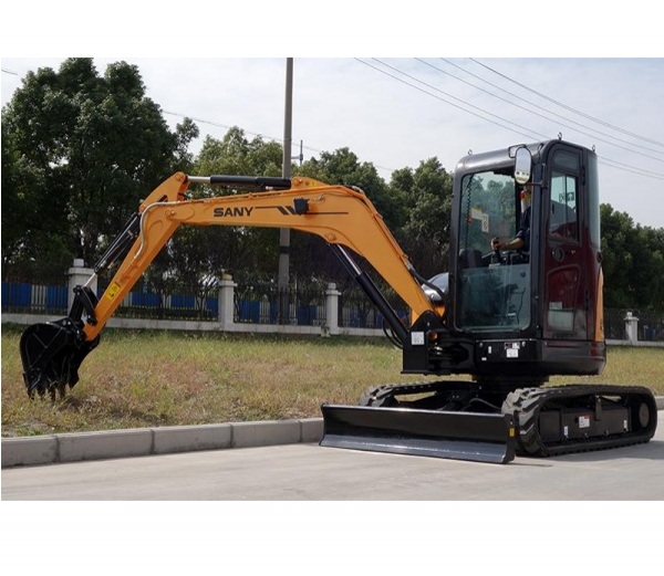 SANY micro digger 1.6 ton SY16C excavator used in urban construction in Australia