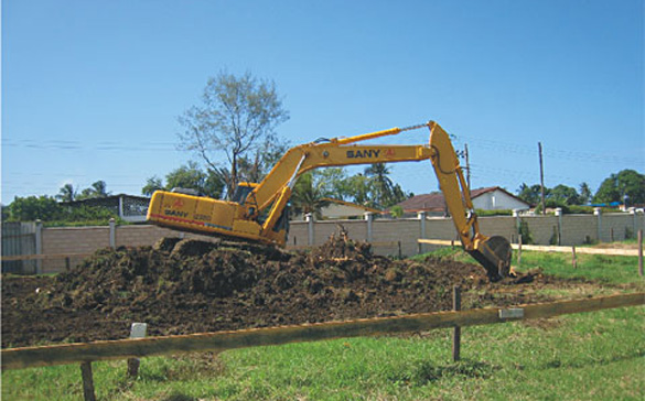 Sany Medium Excavator Used in Kenya