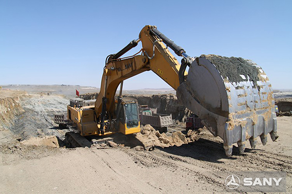 SANY excavators used in the project of Xilinhot City