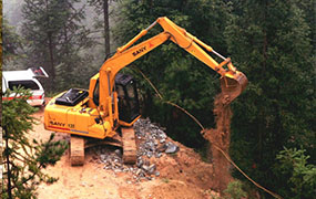 SANY excavators used in Shaoyang-Yongzhou expressway