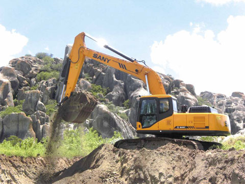 SANY Excavator in Brazil