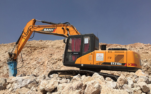 SANY SY210C excavator